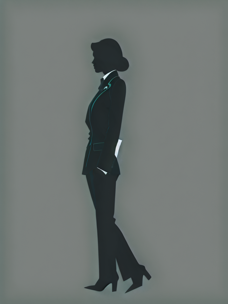 00761-1692358708-a silhouette of a woman holding a gun in her right hand and wearing a suit and tie by Olly Moss.png